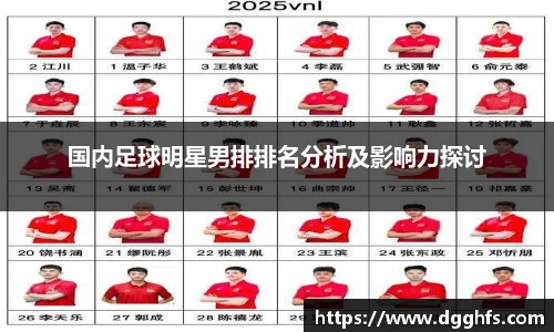 国内足球明星男排排名分析及影响力探讨